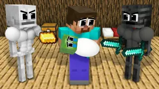 Monster School : Baby Zombie Recognized by Adoptive Parents - Sad Story - Minecraft Animation
