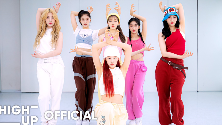 STAYC's new song "Beautiful Monster" dance practice in the studio, 4K