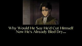 how did he died? | ASMR | dead Levi Ackerman X Death Listener (Farlin) (Eren) (namelesshero) Part II