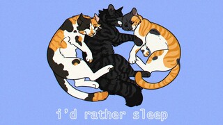 ☾ I'd Rather Sleep ☽ | ThreeClans Art Fight 2021 | Warrior Cats OC PMV
