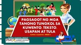 FILIPINO  3  PAGGAMIT NG NAUNANG KAALAMAN O KARANASAN SA PAG UNAWA NG NAPAKINGGAN AT NABASANG TEKSTO