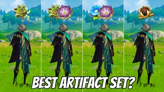 Which is The Best Artifacts?Set For Alhaitham ?|| Comparison {Genshin Impact}