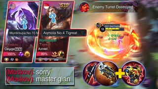 TOP GLOBAL TIGREAL & MOSCOV ENCOUNTERED TOP JUPITER FANNY | MLBB