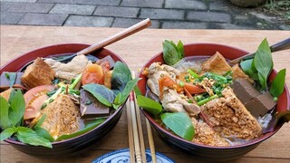 Cách Làm Chả Cua Bún Riêu Thơm Ngon | Út Đạt | Cuộc Sống Nhật #230