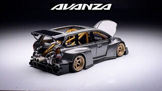 JDP Modified Tomica - Toyota Avanza V8 LS Twin Turbo MR (Mid-engine Rear Drive) Cyberpunk Style - Ja