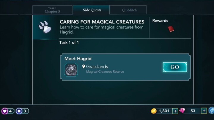 [Side Quest] Hogwarts Mystery - Caring For Magical Creatures