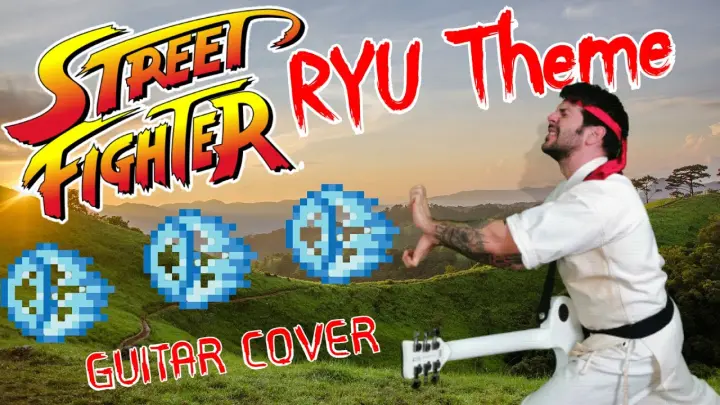 Street fighter 2 Cosplay - RYU Theme ðŸ¥‹ [Guitar] Rock Cover