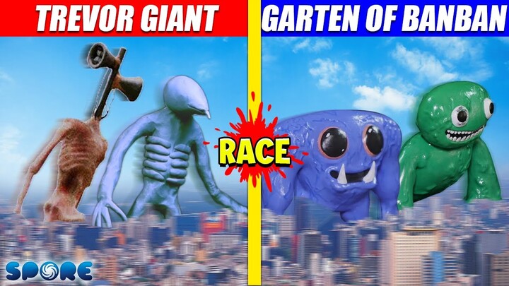 Trevor Giants vs Garten of Banban Race | SPORE