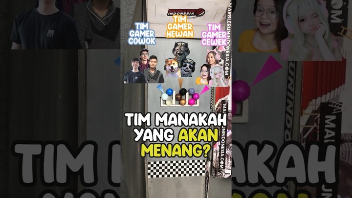 Obit, Ebbo, Poo Panda 🆚 Aichan, Ani, Fanny 🆚 Frost, Yudist, MiawAug: Kamu Tim Gamer Mana?!! #Shorts