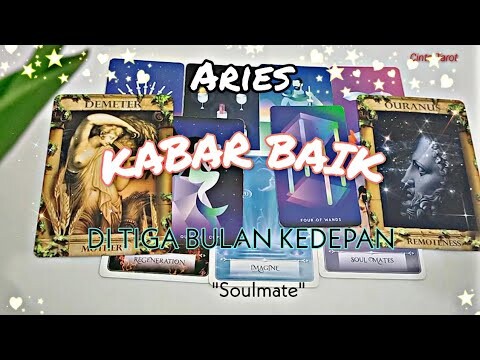 Aries✨Kabar Baik Tiga Bulan Kedepan 🥰."Soulmate💍".