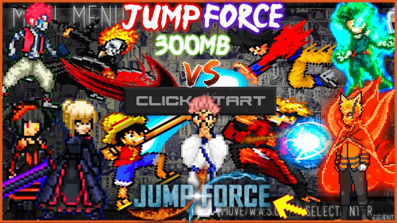 Jump Force Mugen V11 - 1105 Characters (Gold Edition)