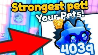 I Got the *NEW* STRONGEST PET in Pet Simulator X (KAWAII WORLD)