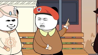 Such a good iron lion was destroyed like this!