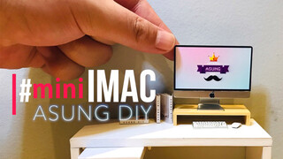 (ของจิ๋ว) ห้องหนังสือจิ๋ว ทำ iMac จิ๋ว | ปรับมุมได้