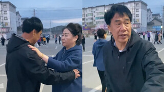 爸爸跳交谊舞被儿子撞见，疯狂解释“求饶”，最后一句话亮了