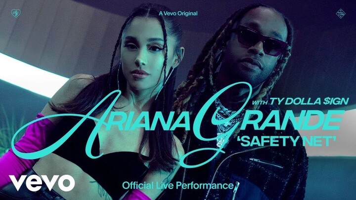 Ariana Grande - safety net ft. Ty Dolla $ign (Official Live Performance) | Vevo