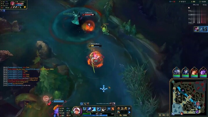 Karthus ngân khúc cầu hồn hạ gục được gnar trong liên minh huyền thoại #game