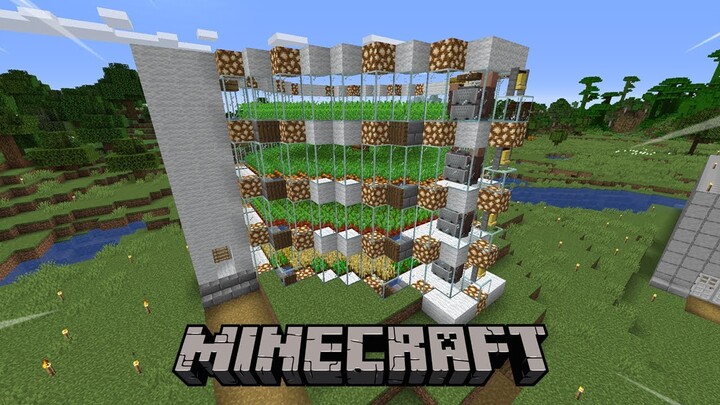 FARMING OTOMATIS! TIDAK PERNAH LAPAR LAGI - MINECRAFT SURVIVAL #10