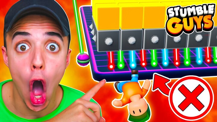 PROHIBIDO CAERSE de BLOCKDASH en STUMBLE GUYS! 😱 *reto*