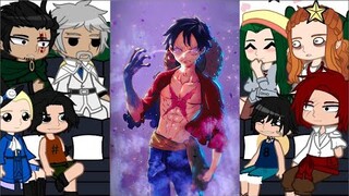👒 Luffy Family reacts to future - Mugiwaras| Compilation | one piece | Luffy | Gacha Club | Read Des