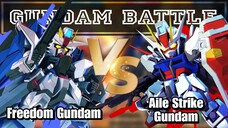 Pertandingan Freedom Gundam VS Aile Strike Gundam - Gundam Supreme Battle