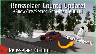 Snow/Ice/Secret Snowman Added! || Rensselaer County