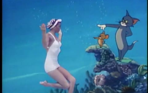 Perenang Tom and Jerry pertama - Judul Film Esther Williams: [Dangerous When Wet] (1953)