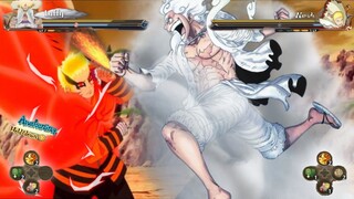 Pertarungan Epic ! Luffy Ngamuk Di Mode Gear 5nya Naruto Baryon Kewalahan