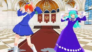 【mmd di gi charat】ミ・ケ・キャラット・リンナ・キャラットでビバハピ