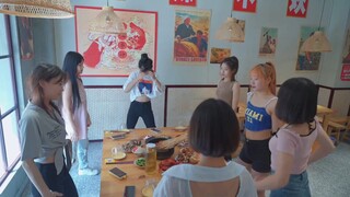 最强舞蹈生，牛仔姐妹团，圈桌舞多视角《浅摇》