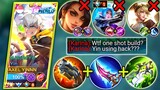 YIN NEW ONE SHOT BUILD TO COUNTER KARINA AND TANKY ESMERALDA IN SIDELANE | YIN MOBILE LEGENDS
