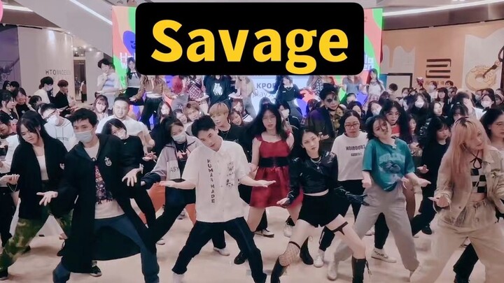 【aespa】Mau makan sandwich bareng? Savage Random Dance | Ikut nyanyi siapa yang lagi nari di Xiamen S