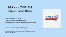 Selected MW AM Radio Airchecks during New Year's Eve