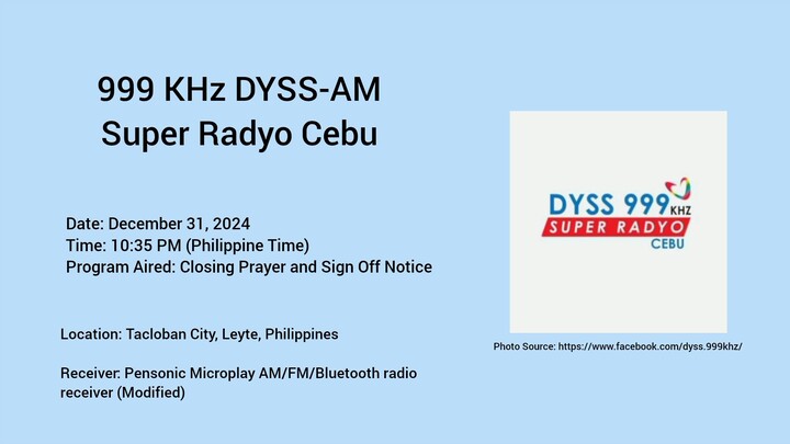 Selected MW AM Radio Airchecks during New Year's Eve