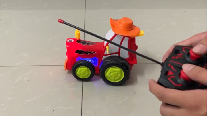 This is the tractor from our village that’s been to a bar.