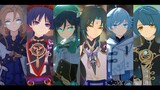 [MMD]<Genshin Impact>-The dance of teens in Teyvat|<Lost In Paradise>