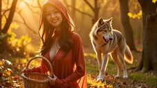Little Red Riding Hood Is Not Afraid #aigirl #aiartmodellookbook #aiart #beauty