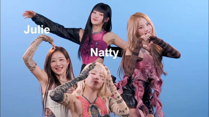 رقصة التتابع بلمسة ميداس من KISS OF LIFE — نسخة التعرف على الأشخاص