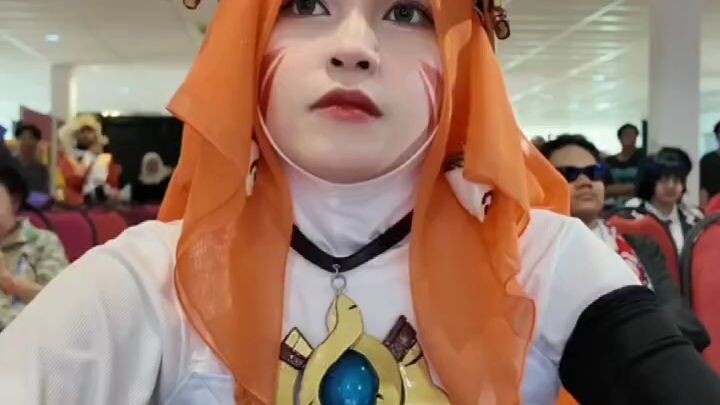 Just me being a judge for cosplay competition 😬✨