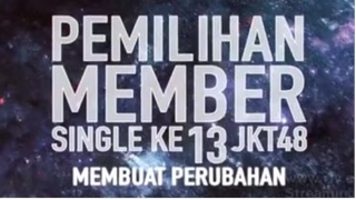 Live Streaming Pemilihan Member Single Ke13 JKT48 on RTV