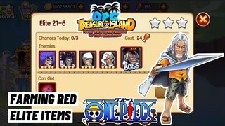 Farming Red Elite Items X2 One Piece OPG: Treasure Island Mobile Gameplay