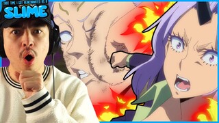 SHION VS CLAYMAN || RIMURU VS MILIM || That Time I Got Reincarnated as a Slime S2 Ep 22 REACTION!!