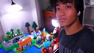 Xây dựng nền văn minh LEGO "Minecraft" và xem cách tôi chơi với sự kết hợp giữa ảo và thực