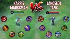 Karrie Marksman Vs Lancelot Tank