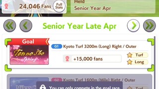 Mejiro McQueen Tenno Sho Spring G1 Run