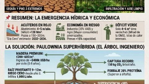 Chihuahua capital 100% sustentable o colapso hidrico inminente #kiris.org #paulownia #6143022511