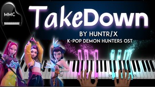 Takedown by HUNTR/X - JEONGYEON, JIHYO, CHAEYOUNG (TWICE) (KPOP Demon Hunters) piano cover + sheet