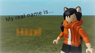 My real name reveal