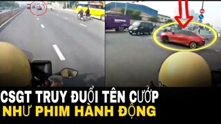 Video: CSGT Truy đuổi tên c.ư.ớ.p liên tỉnh t.ó.m gọn như phim hành động