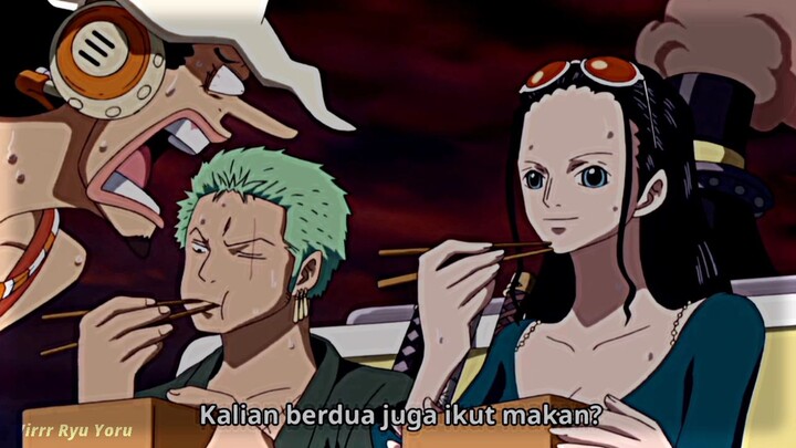 luffy di suapin mamah robin🥰